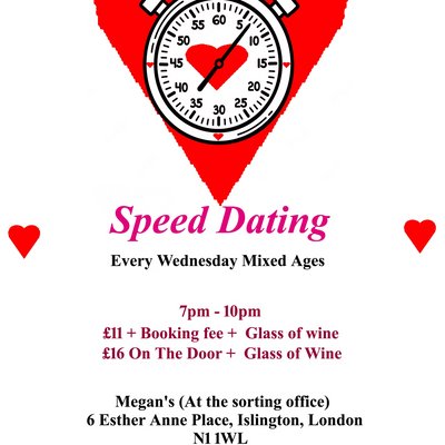 Speed Dating. Mixed Ages. Wednesdays