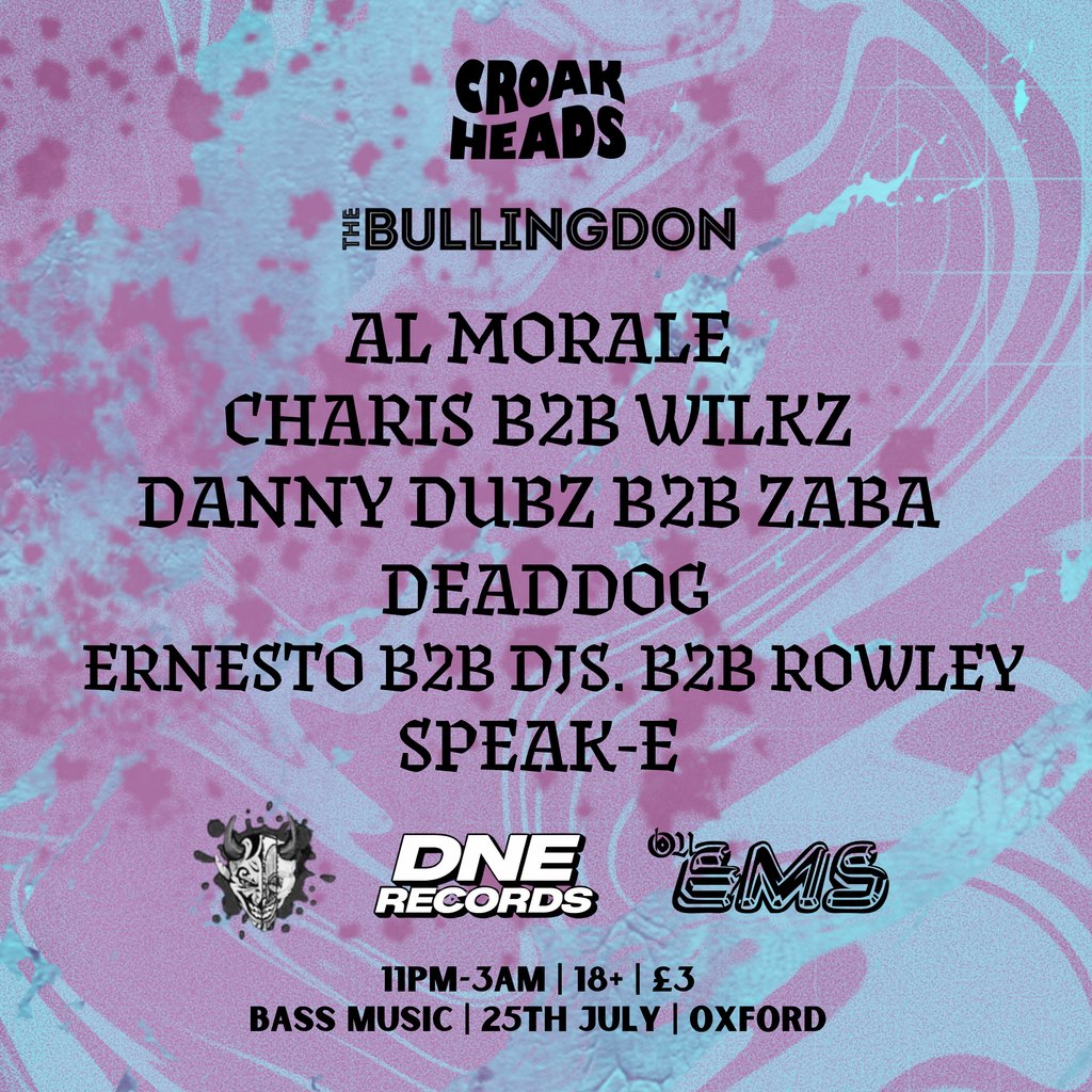 Croakheads: Open Decks at The Bullingdon