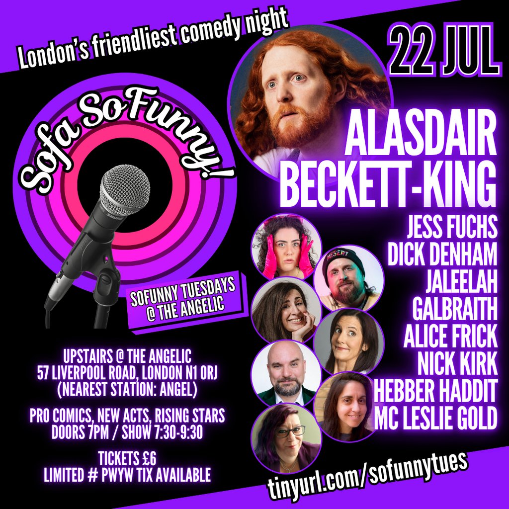 Sofa SoFunny featuring Alasdair Beckett-King & friends