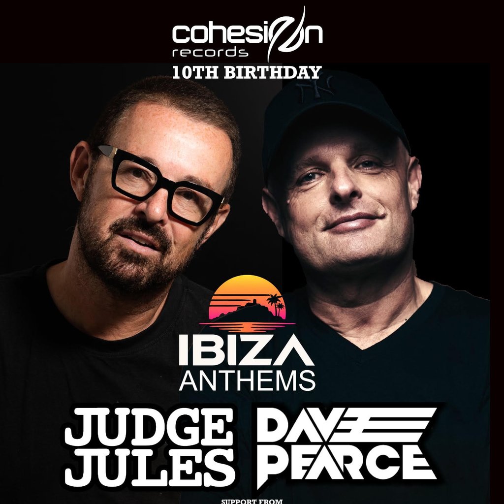 Ibiza Anthems With Judge Jules & Dave Pearce- Plymouth at VOXA Plymouth, Plymouth