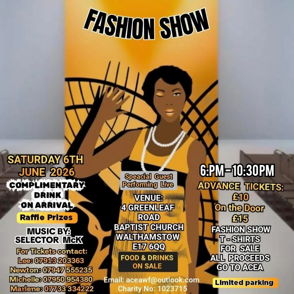 Afro carribean elders association  fundraising Windrush Fashion