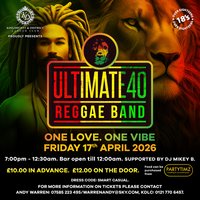Ultimate 40 Reggae Band at Kingshurst Labour Club 