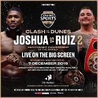 Joshua vs Ruiz 2 | Big Screen Sports at The Hangar Events Venue