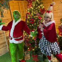 Mr Grinch and Cindy Lou at Rainton Arena