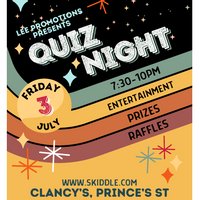 Quiz Night at Clancy's - Friday 3rd July at Clancy's Cork, Prince's Street