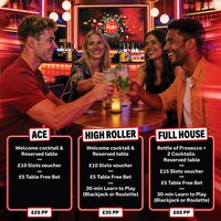 Party Packages at Bally's Casino Newcastle at Bally's Casino Newcastle