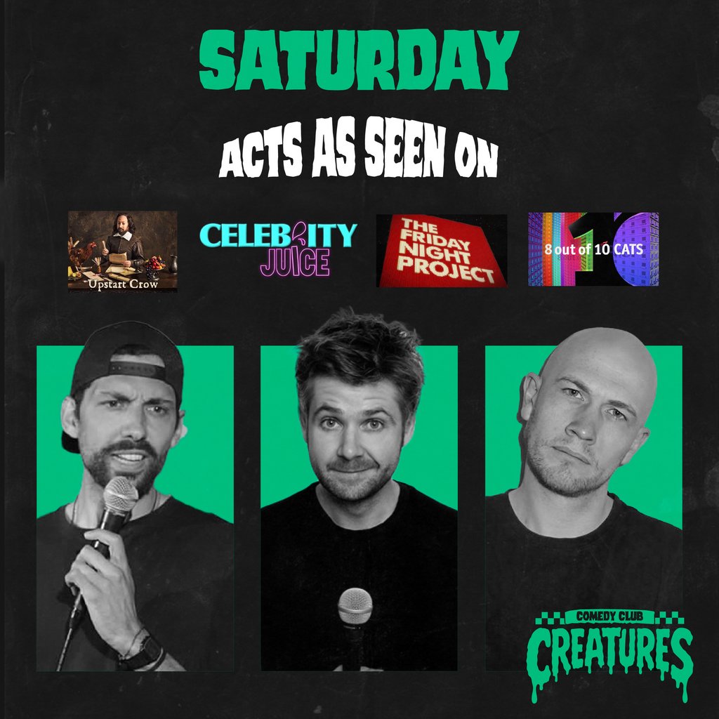 Saturday Night Showcase|| Creatures Comedy Club