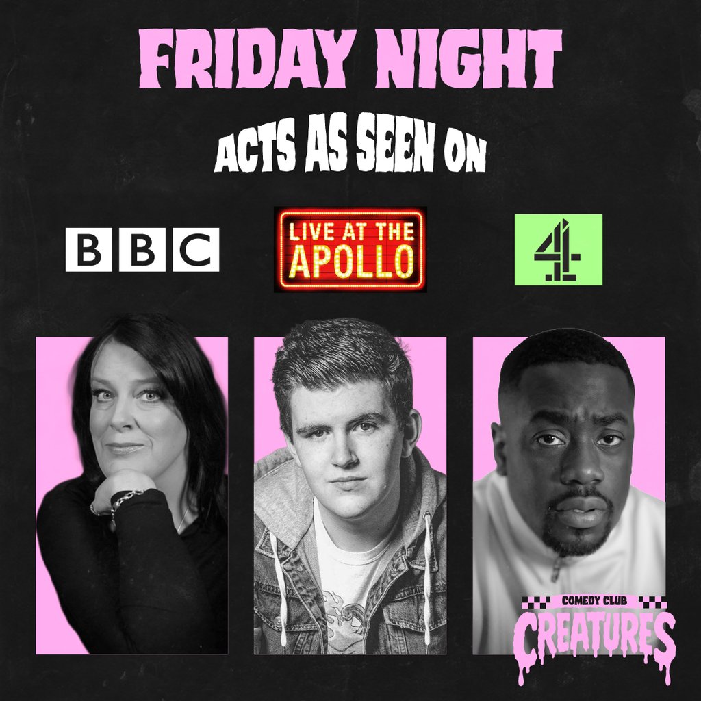Friday Night Showcase|| Creatures Comedy Club at Creatures Comedy Club, Manchester