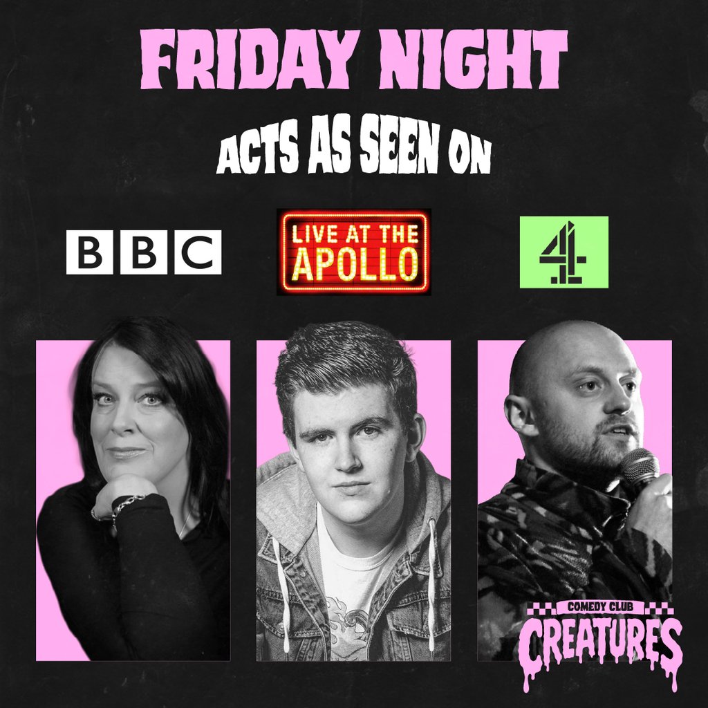 Friday Night Showcase|| Creatures Comedy Club at Creatures Comedy Club, Manchester