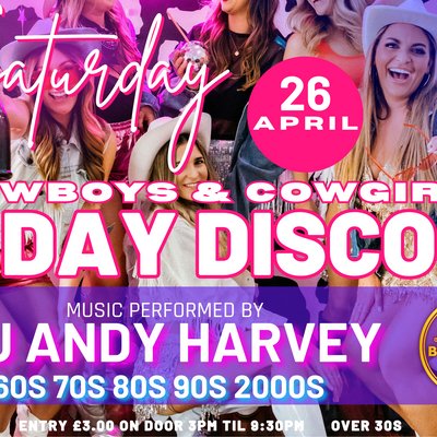 Day Disco CowBoys VS CowGirls