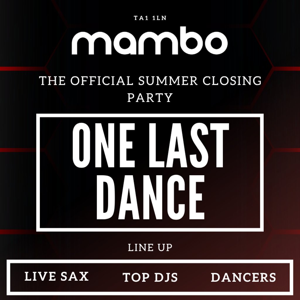 One last dance - Summer closing party