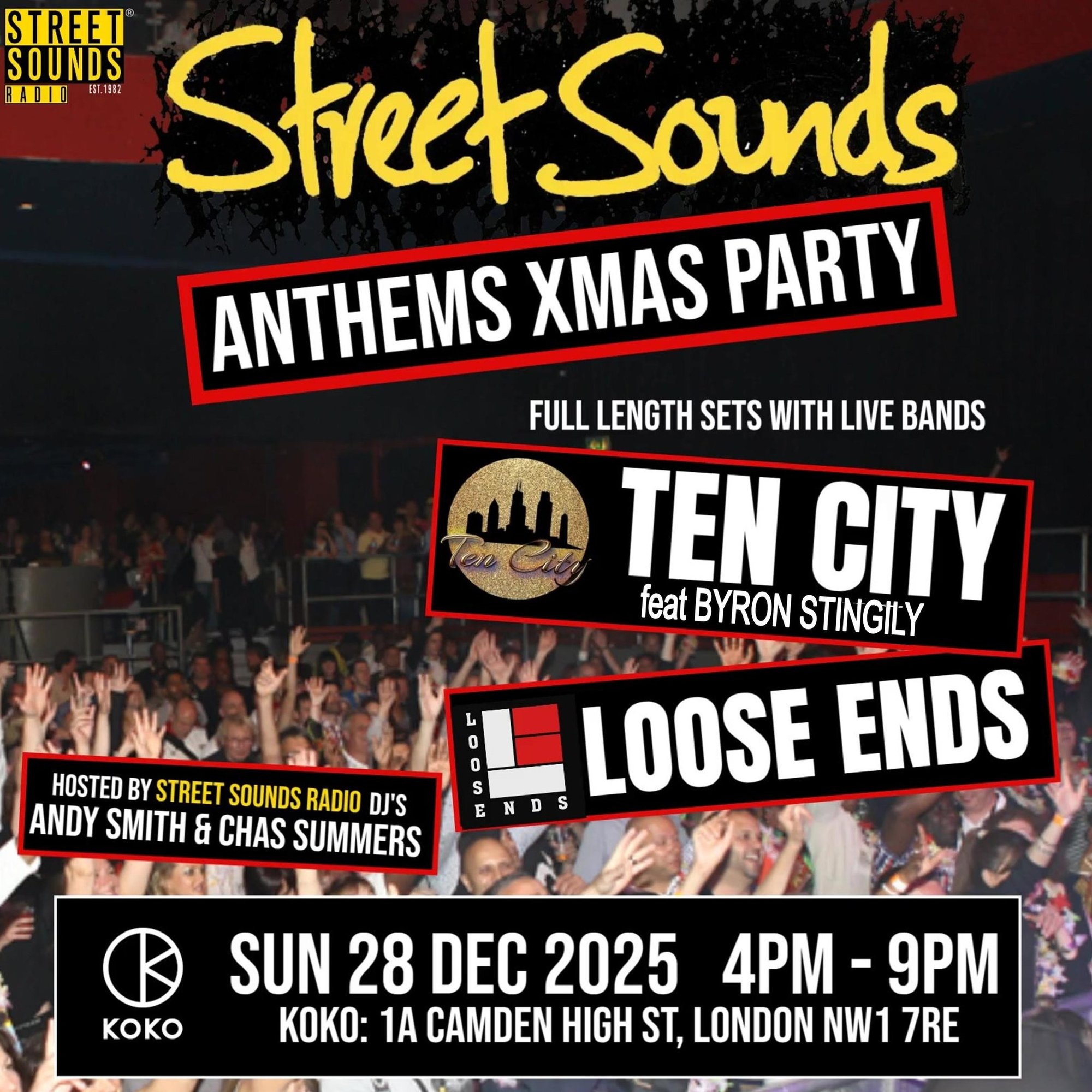 Tickets: Ten City & Loose Ends - The Streetsounds Anthems