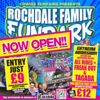 Cowies Funfairs Presents Rochdale Family Fun Park is Now Open at Cowie's Funfairs Presents Rochdale Family Fun Park