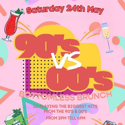 90's vs 00's Bottomless Brunch