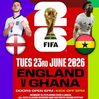 England vs Ghana @ Sunrooms