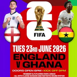 England vs Ghana @ Sunrooms