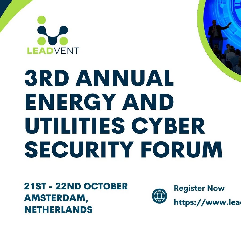 3rd Annual Energy and Utilities Cyber Security Forum, 21 October | Event in Hoofddorp | AllEvents