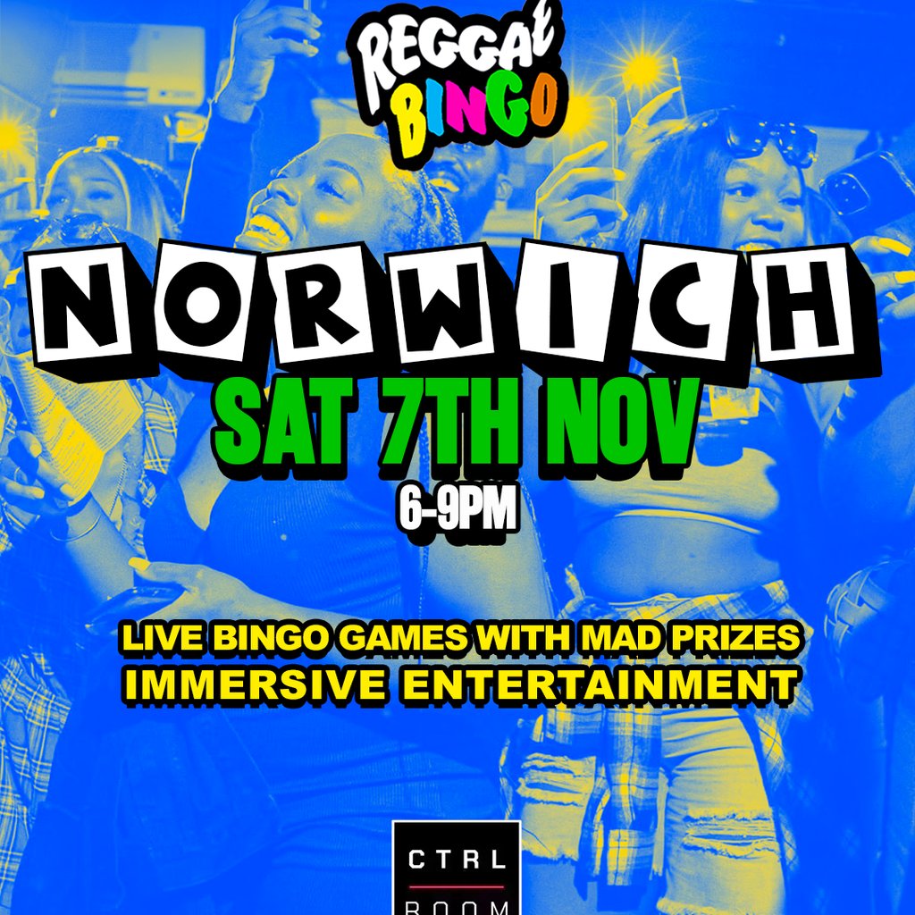Reggae Bingo - Norwich at CTRL ROOM, Norwich