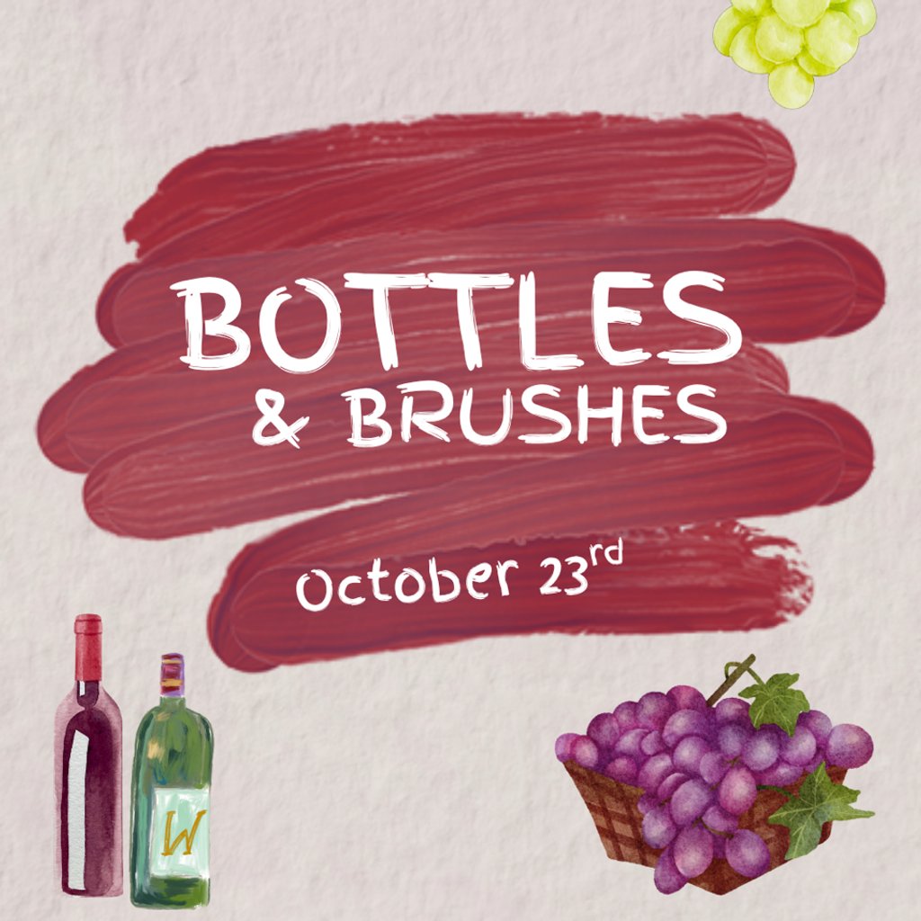 Bottles & Brushes @ Sealwood Estate & Vineyard at Sealwood Estate And Vineyard, Swadlincote
