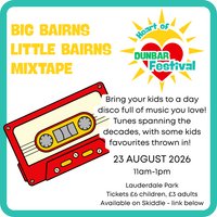 Big Bairns Little Bairns Mixtape at Lauderdale Park Dunbar