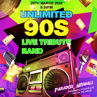Unlimited 90s Live Tribute Band at Paradox