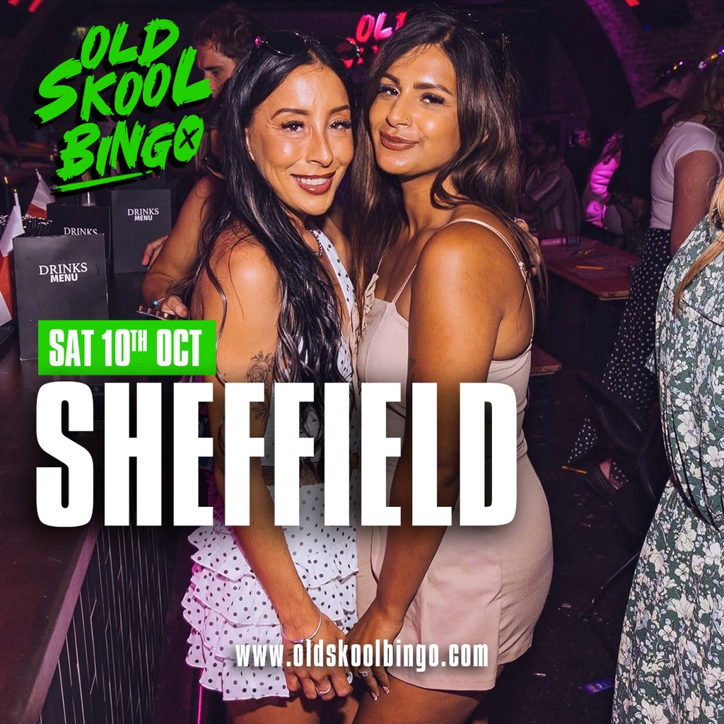 Old Skool Bingo Sat 10th Oct Sheffield