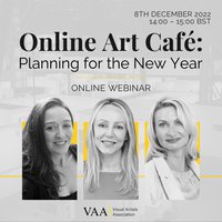 VAA Art Café: Planning for a New Year at Virtual Event
