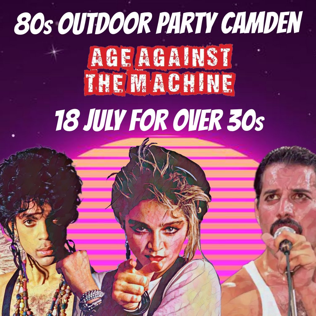 An Outdoor Evening of 80s for over 30s