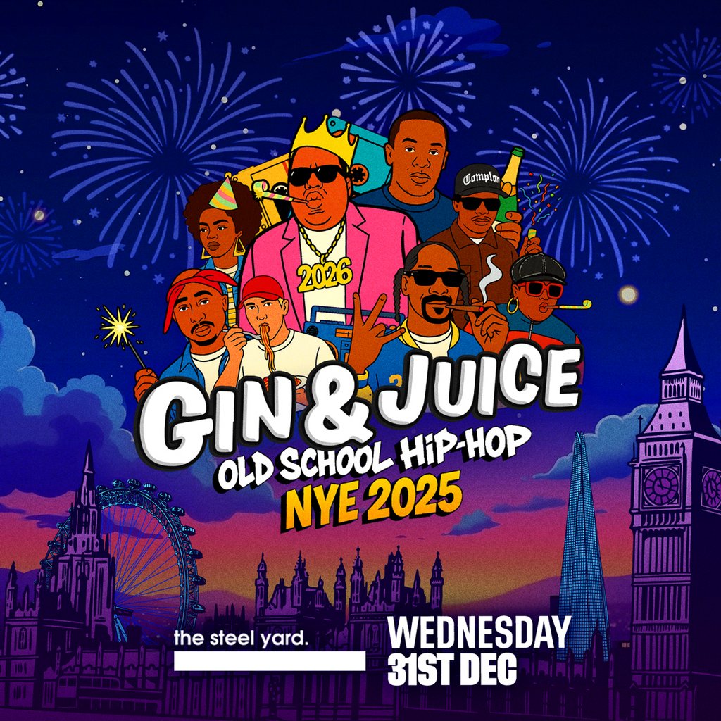 Gin & Juice : Old School Hip-Hop NYE 2025