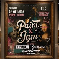 Paint & Jam at Box Brindleyplace