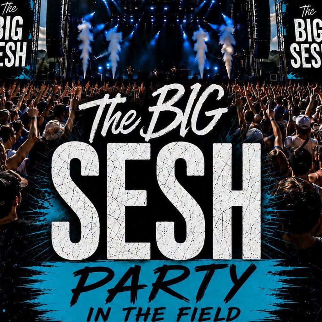 Big Sesh Party in the field at Horse And Jockey, Lichfield