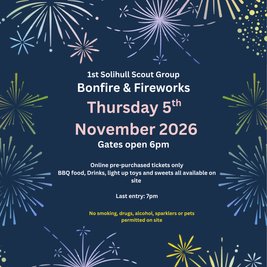 1st Solihull Bonfire & Fireworks Night
