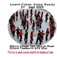 Learn to 'Rueda' 6 week course every Sunday 6pm at Elford Village Hall