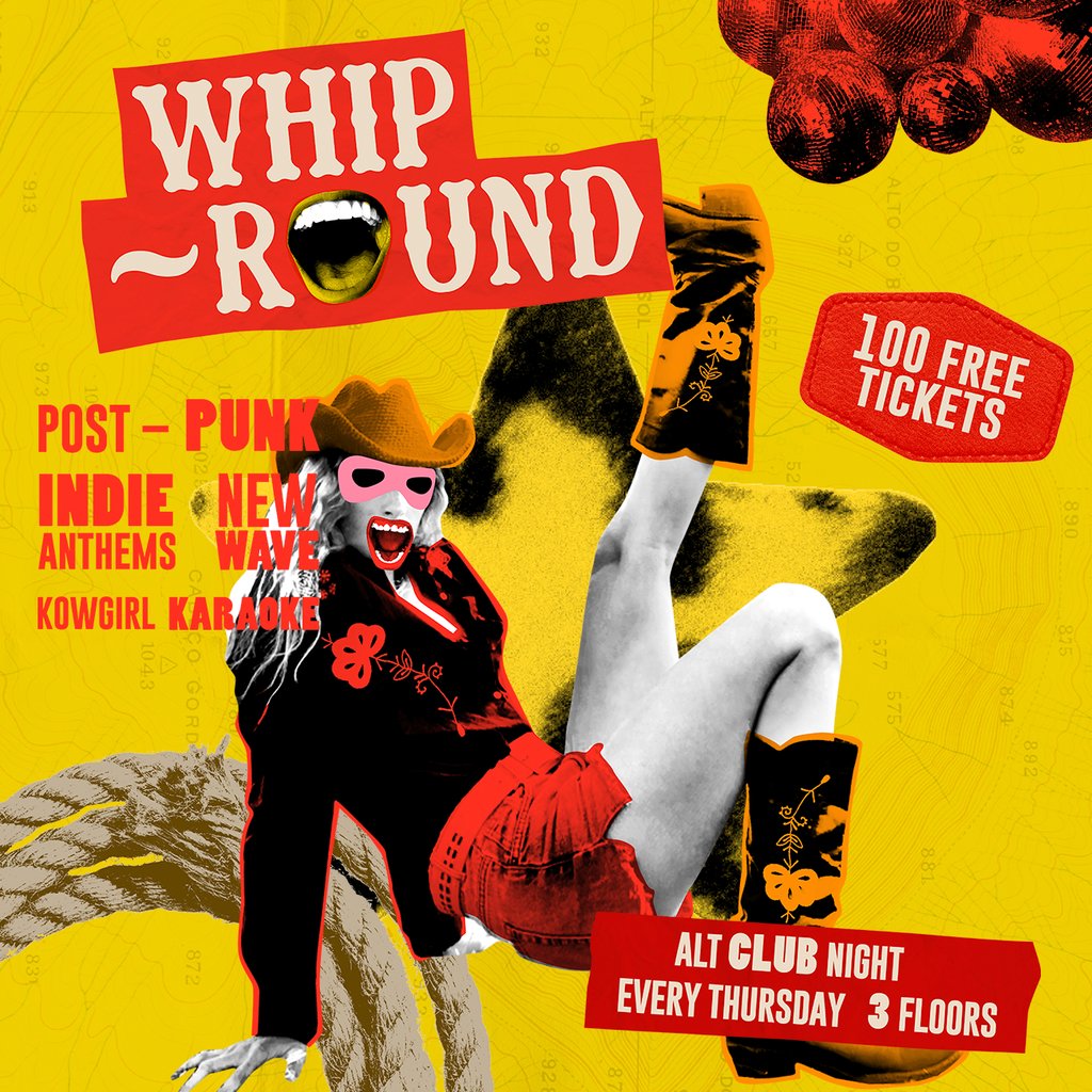 Whip-Round | THURSDAYS AT DEAF INSTITUTE — gig artwork