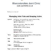 Managing Joint Pain and Keeping Active