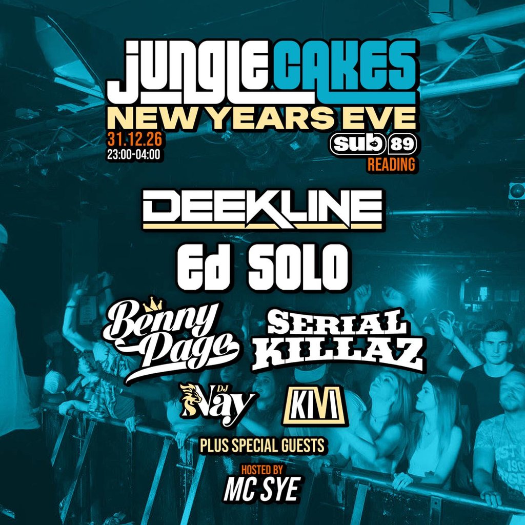 Jungle Cakes NYE – Reading – Sub 89