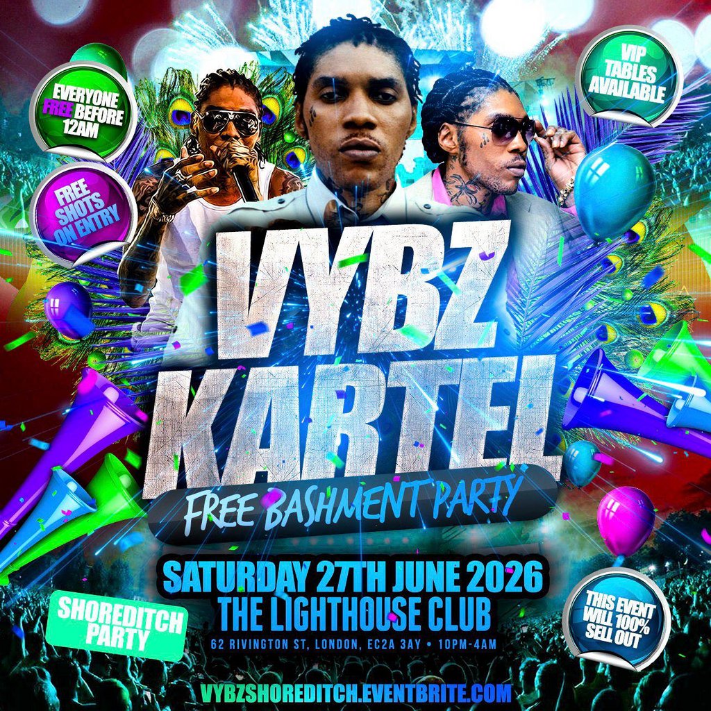Vybz Kartel - Free Bashment Party - Everyone Free Before 12AM