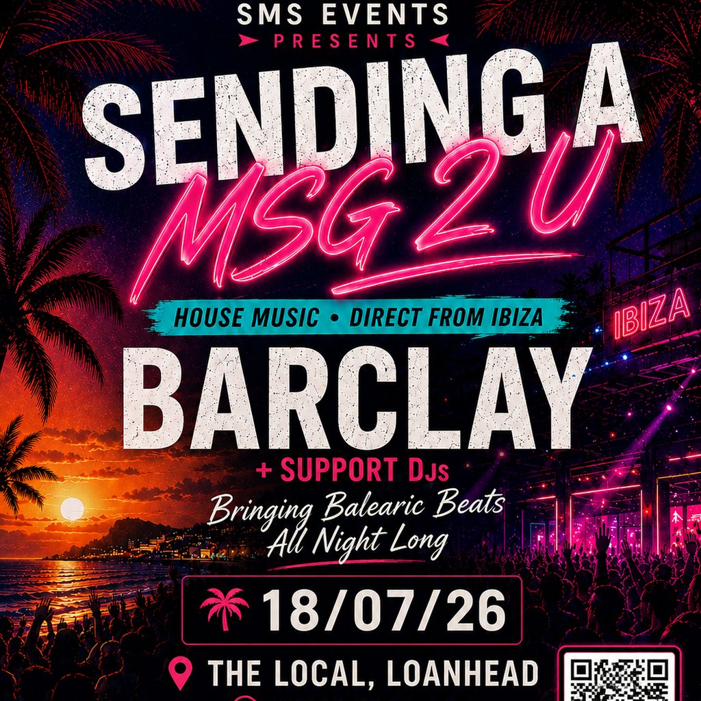 S.M.S Events presents Barclay plus Wharto