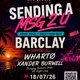 S.M.S Events presents Barclay plus Wharto & Xander Burwell Event Title Pic