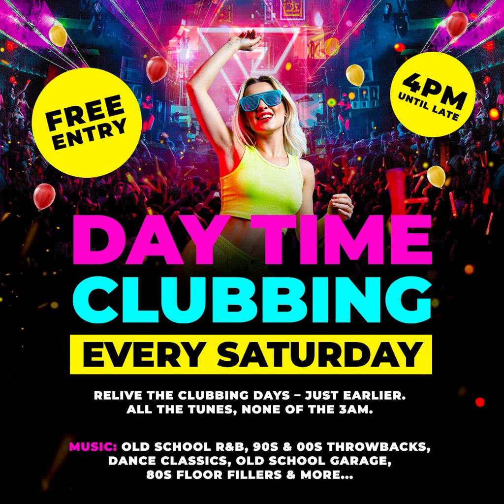 Daytime Clubbing | 4pm-10pm at Medbar Southampton, Southampton