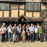 Tuesday walking tour in Shakespeare's Stratford at Swan Fountain On Waterside