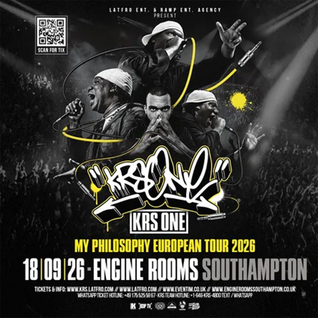 KRSワン　ライブポスター　KRS-One KRS-One Tickets | 18 Sep 2026 | EngineRooms | Koobit