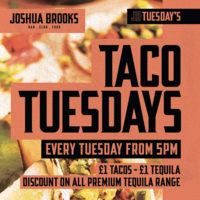 Taco Tuesdays at Joshua Brooks