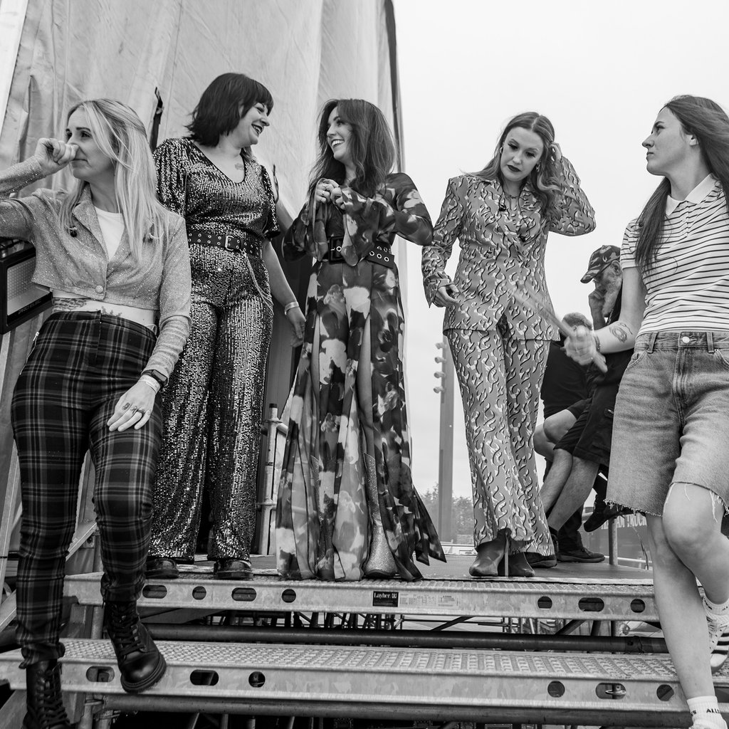 The Laurettes - Live at Stramash — gig artwork