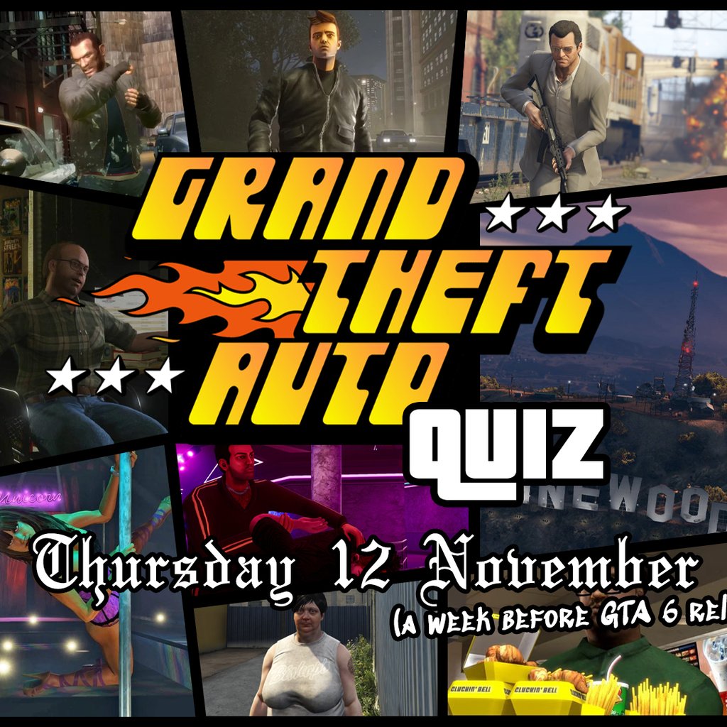 Grand Theft Auto Quiz at PLAY, Middlesbrough