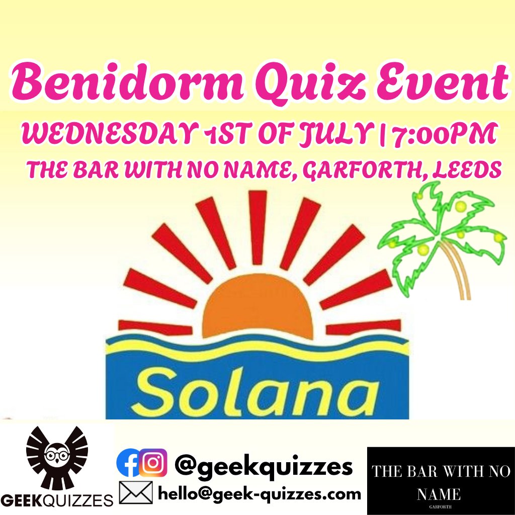 Benidorm TV Series Quiz Event