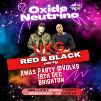 music all night - Oxide & Neutrino Pure garage Christmas party at The Volks Nightclub