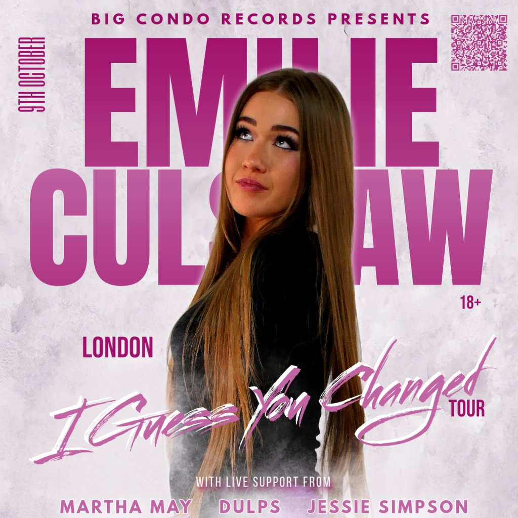 Big Condo Records Presents Emilie Culshaw IGYC Tour London
