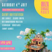 Ibiza Terrace Party | CATHY BATTISTESSA | 04.07.26 | Exeter at Bomba Exeter