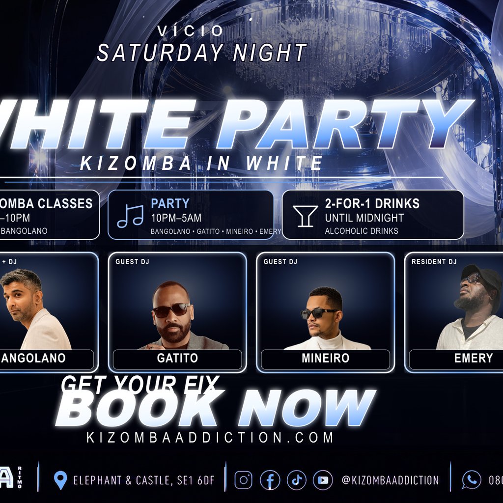 Vício - White Party Edition  Kizomba Classes & Party Until 5AM